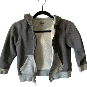 Kids Nike zip up hoodie, sweatshirt - size large, dark, gray, light gray